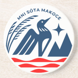 Patriotic Minnesota State Seal Underlägg