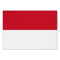 Patriotic Monaco Flagga