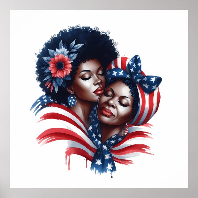 Patriotic Mor Day Poster (Framsidan)