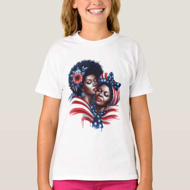 Patriotic Mor Day T Shirt (Framsida)