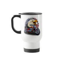 Patriotic Motorcycle Eagle