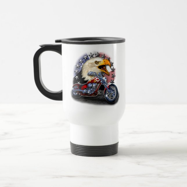 Patriotic Motorcycle Eagle Resemugg (Vänster)