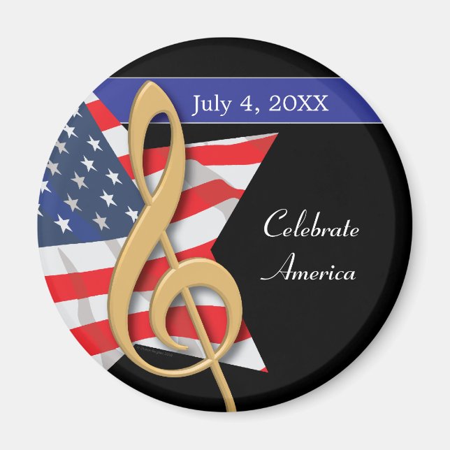 Patriotic Music Magnet (Framsidan)