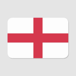 Patriotic namn bricka med flagga England Namnbricka