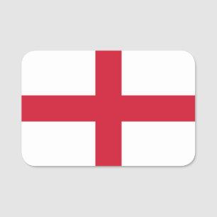Patriotic namn bricka med flagga England Namnbricka