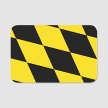 Patriotic namn bricka med flagga München