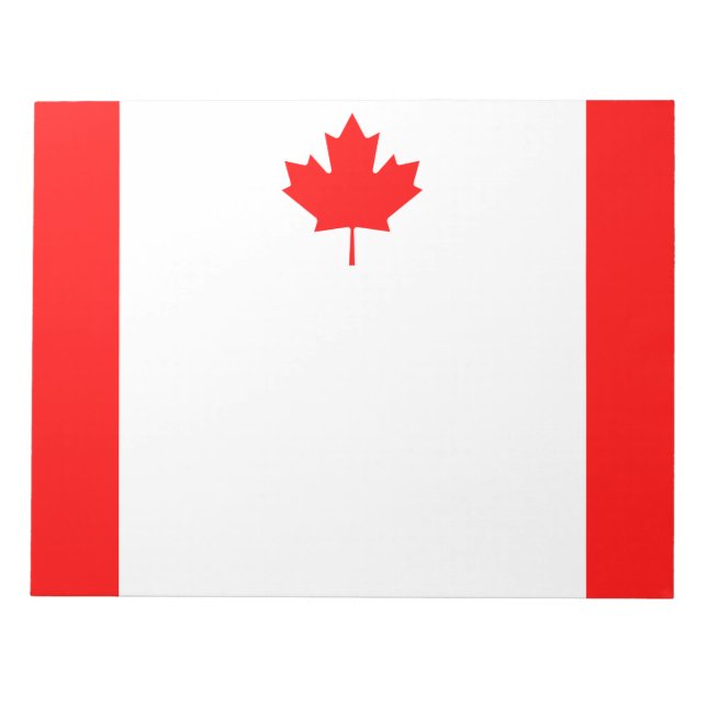 Patriotic National Flagga of CANADA Anteckningsblock (Framsida)