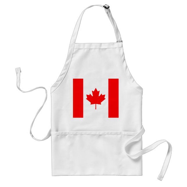 Patriotic National Flagga of CANADA Förkläde (Framsidan)