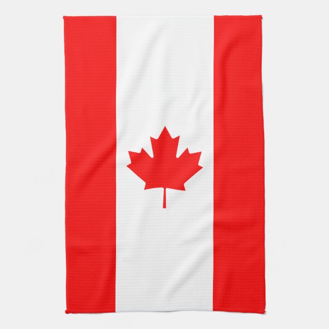 Patriotic National Flagga of CANADA Kökshandduk (Vertikal)