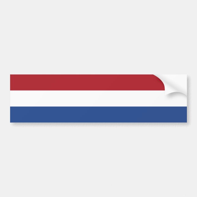 Patriotic Netherlands flagga Bildekal (Framsidan)