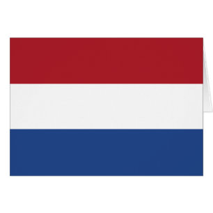 Patriotic Netherlands Flagga Hälsningskort