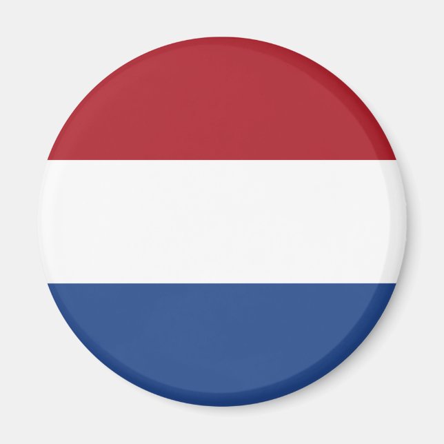 Patriotic Netherlands Flagga Magnet (Framsidan)