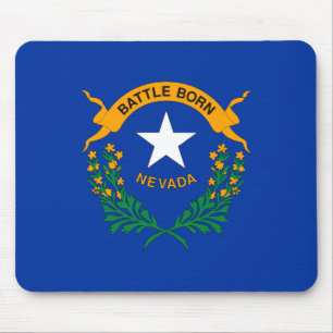 Patriotic Nevada Statlig flagga Musmatta