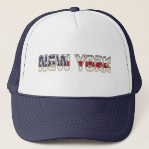 Patriotic New York-Hat Truckerkeps