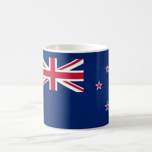 Patriotic New Zealand Flagga Kaffemugg