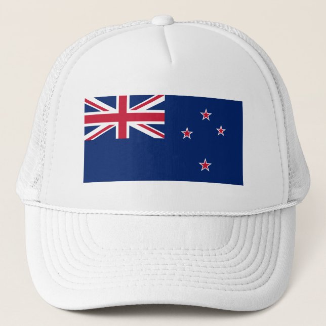 Patriotic New Zealand Flagga Keps (Framsida)