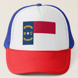 Patriotic North Carolina Statlig flagga Keps
