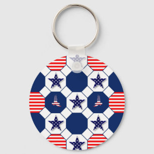 Patriotic Nyckelring
