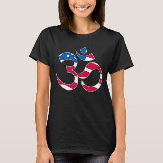 Patriotic OM Symbol T Shirt