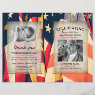 Patriotic Order Order Photo Memorial Program