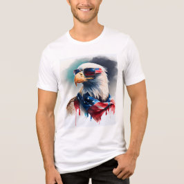 Patriotic Örn 4 juli T Shirt