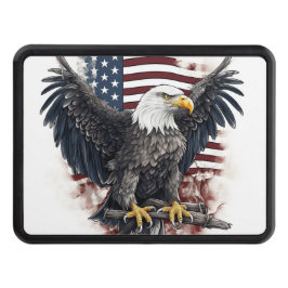 Patriotic Örn American flagga Dragkroksskydd