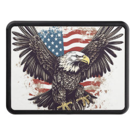 Patriotic Örn American flagga Dragkroksskydd