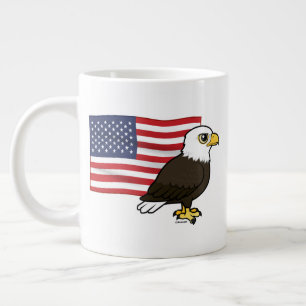 Patriotic Örn Jumbo Mugg