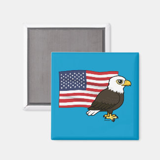 Patriotic Örn Magnet