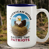 Patriotic Örn Nest Fierce American Mamma USA