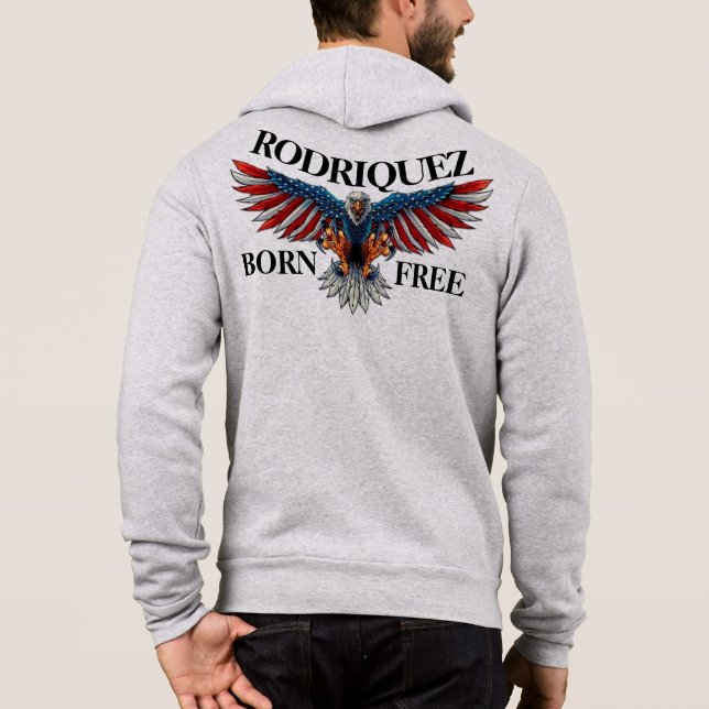 Patriotic Örn T Shirt (Baksida)
