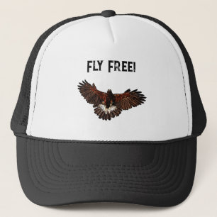 Patriotic Örn USA Flies Free Nature Art Keps