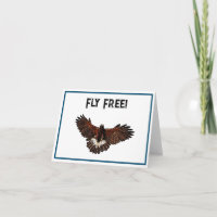 Patriotic Örn USA Flies Free Nature Art