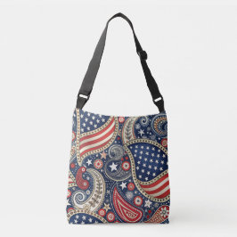 Patriotic Paisley Axelväska