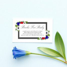 Patriotic Panda Anemone Bokar för Baby Card Tilläggskort