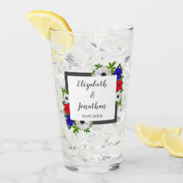 Patriotic Panda Anemone Bröllop Glaskopp