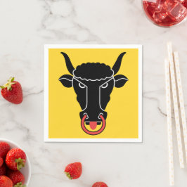 Patriotic paper napkins with flag of Uri, Swiss Pappersservett