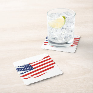 Patriotic Papper Drink Underlägg