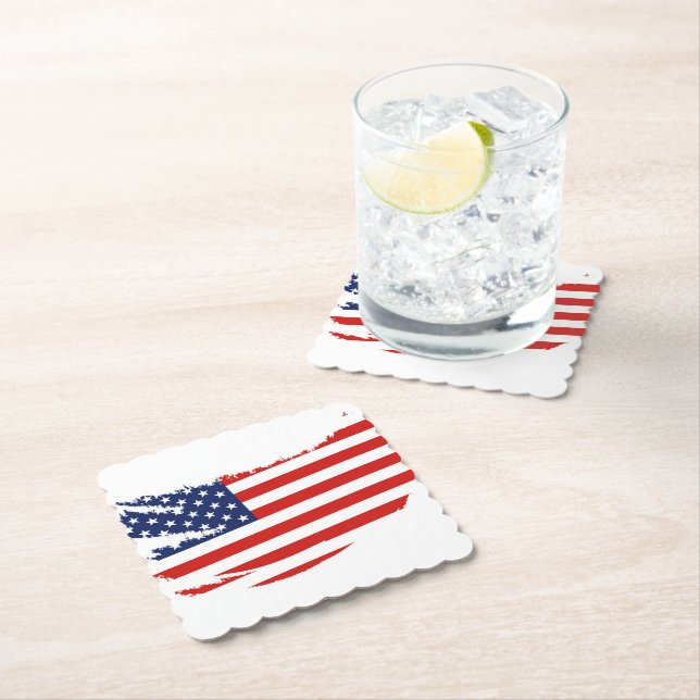 Patriotic Papper Drink Underlägg (Insitu)