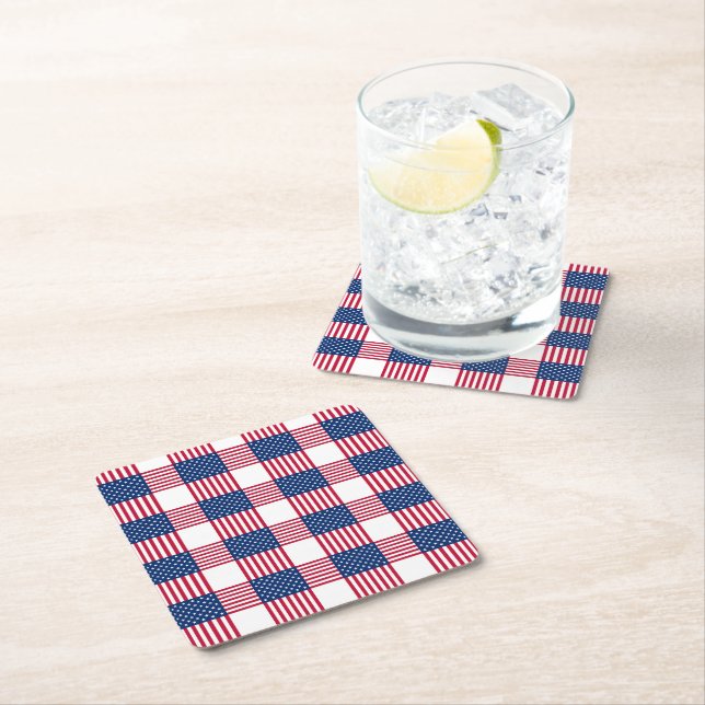 Patriotic Papper Drink Underlägg (Insitu)