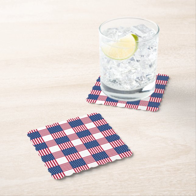Patriotic Papper Drink Underlägg (Insitu)