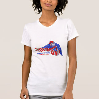 Patriotic Parakeet med MAGA Hat T Shirt