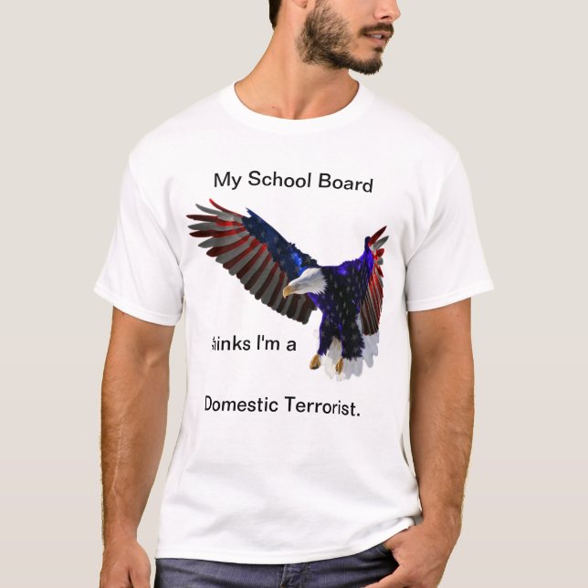 Patriotic Parent Tshirt T Shirt (Framsida)