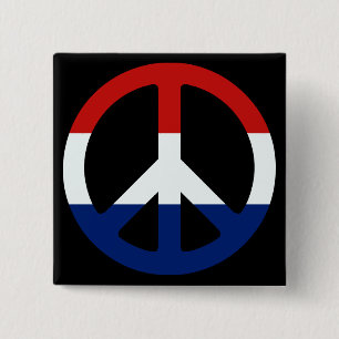 Patriotic Peace Symbol Knapp