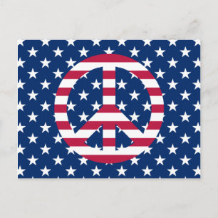 Patriotic Peace Vykort