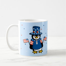 Patriotic Penguin Kaffemugg