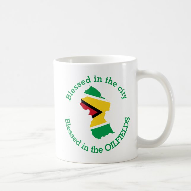 Patriotic Personlig GUYANA Kaffemugg (Höger)