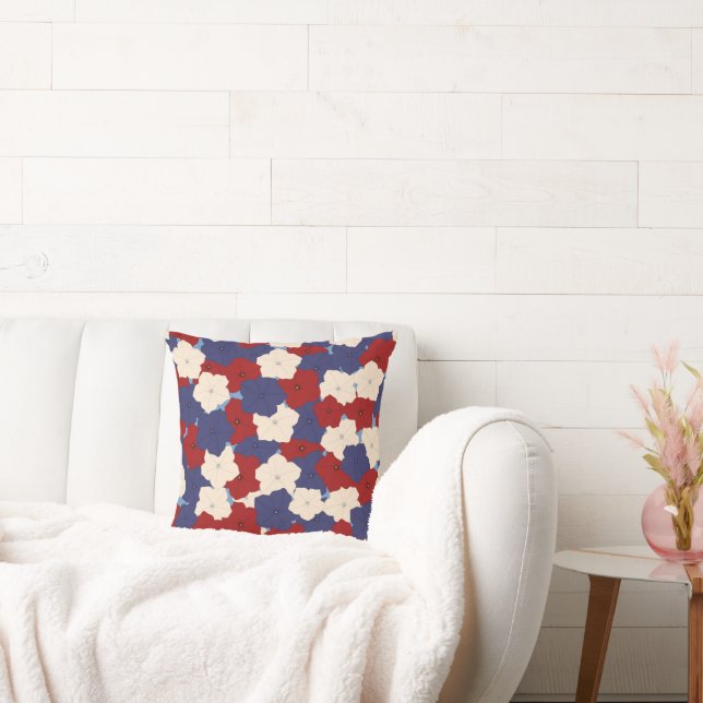 Patriotic Petunias Kudde (Soffa)