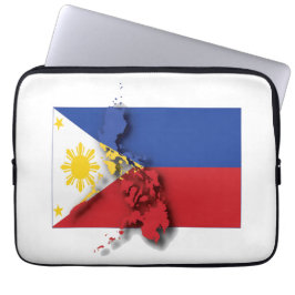 Patriotic PHILIPPINES Flagga Laptop Fodral