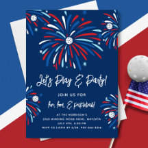 Patriotic Pickleball & Fireworks 4:e juli Party